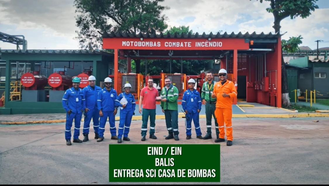 Equipe Altus e Vibra na entrega do SCI BALIS